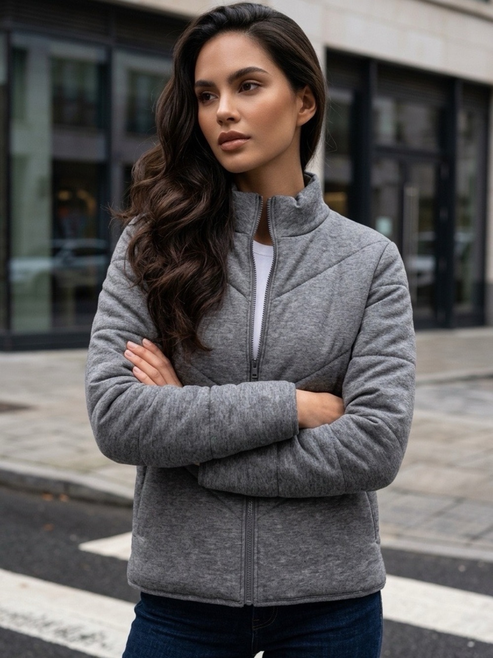3 DOTS - SUPER SOFT FLEECE JACKET
